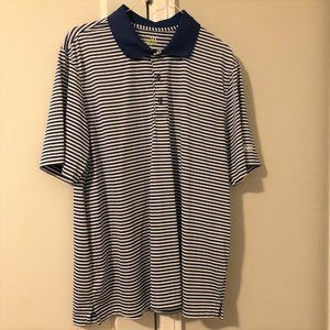 Men's IZOD Golf Polo - Blue and White Stripes